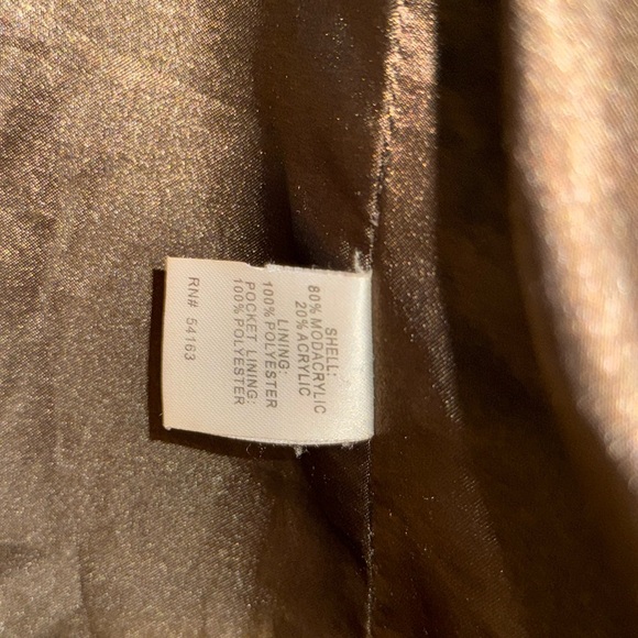 Calvin Klein Animal Print Jacket in Brown and Black Small - Picture 6 of 9